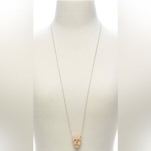 Banana Republic XO Skull Pendant Necklace